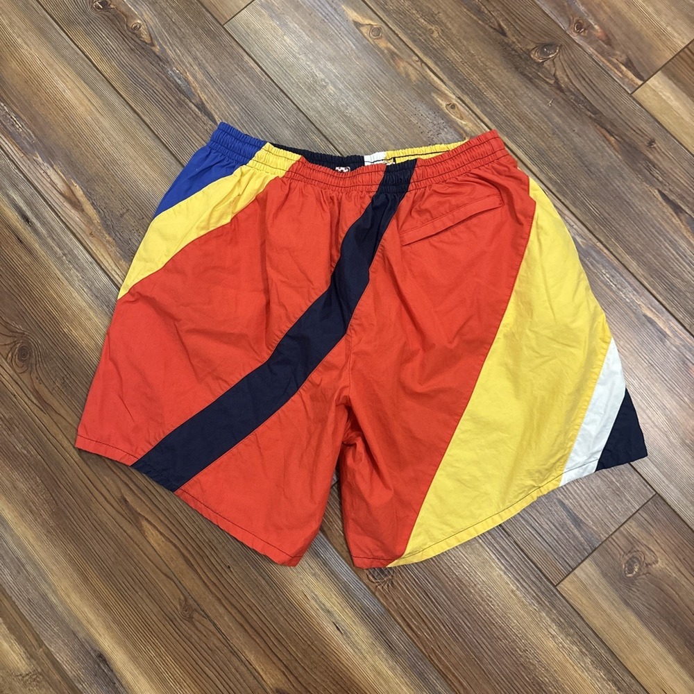 Vintage 90s Oceanside Colorblock Men's Sz Medium Swim Trunks Shorts Lined Surf M